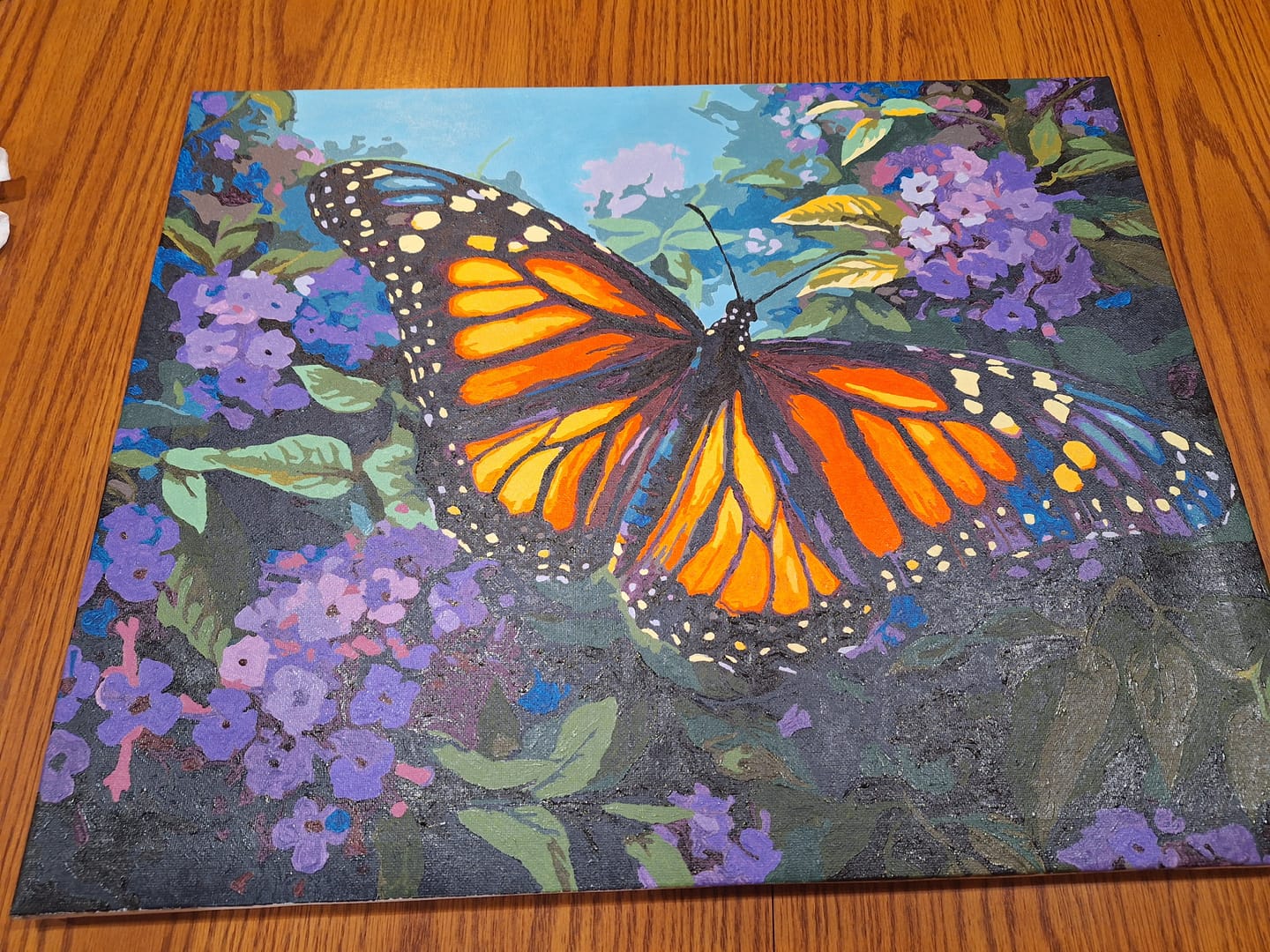 Customer photo review of Monarch Majesty - Paint by Numbers