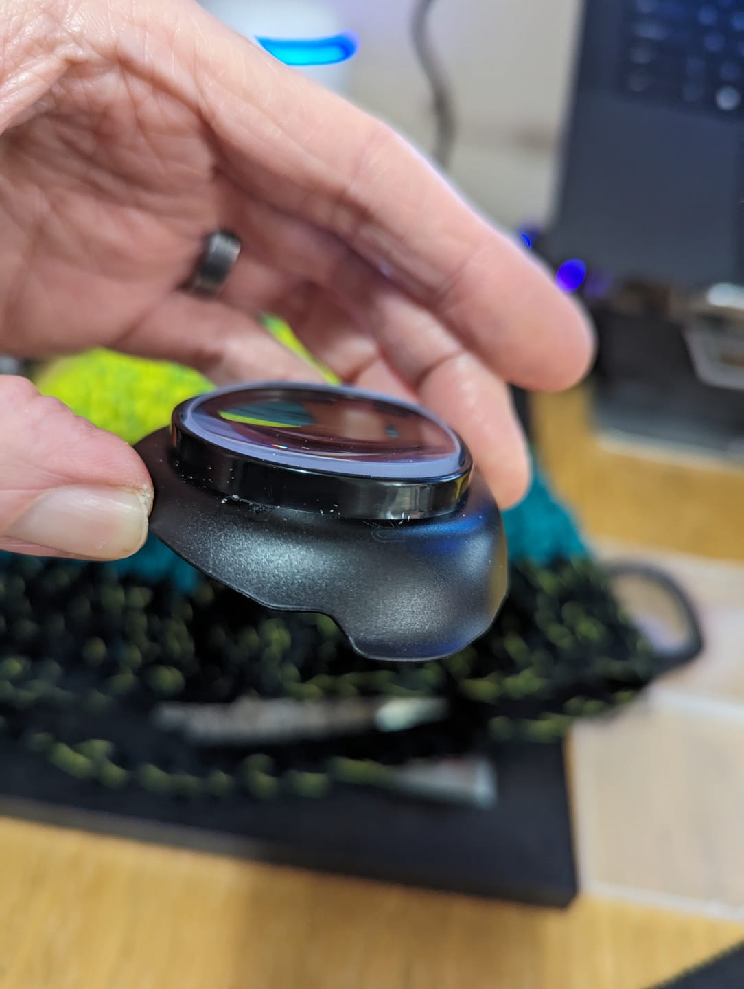 Customer photo review of Prescription Lens for Meta Quest VR
