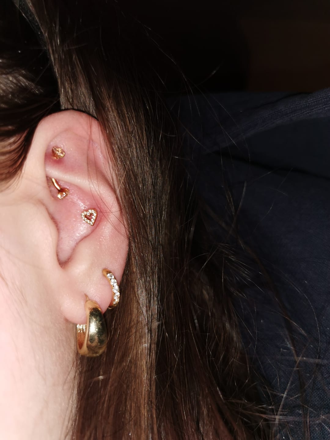 Customer photo review of Heart Piercing | Titan