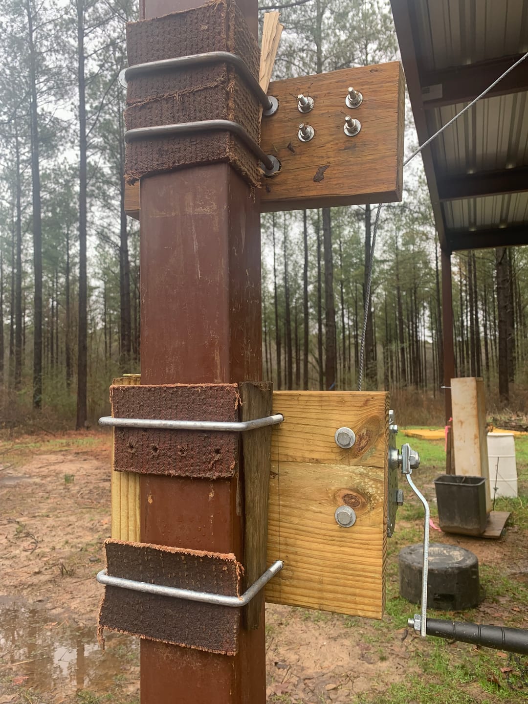 Customer photo review of 3/8 Inch Diameter U-Bolts - Square