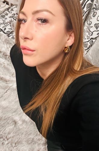 Customer photo review of Orecchini Virgola