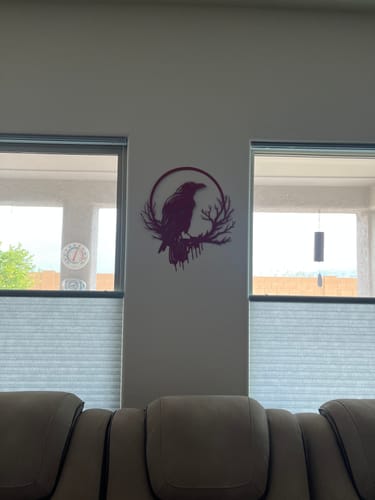 Customer photo review of Raven Moon Sign