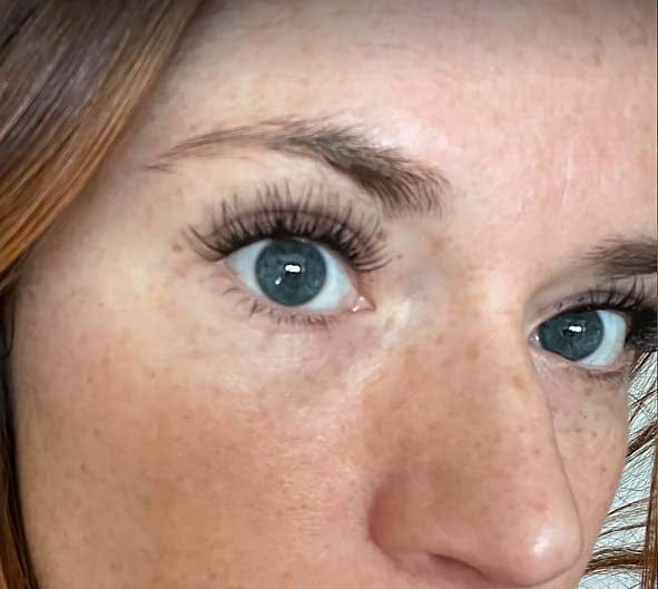 Customer photo review of Vippe Extensions Startsæt (Natural)
