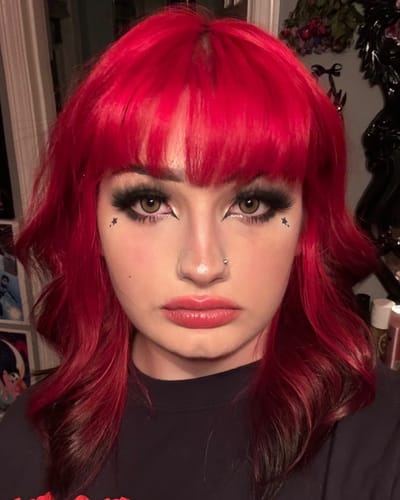 Customer photo review of Amber Aura Contact Lenses(12 months of use)