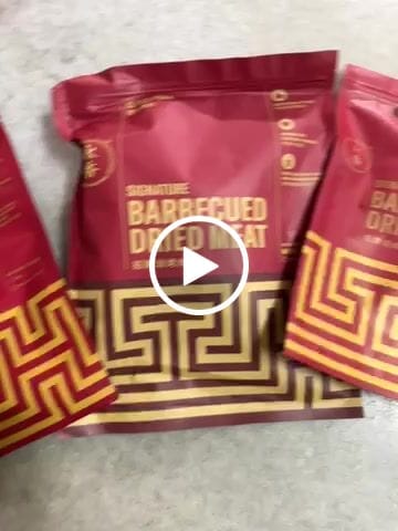 Customer video review of BBQ Dried Chicken