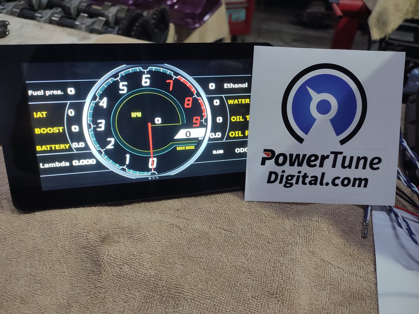 Customer photo review of PowerTune Digital Dash V5 (optional GPS)