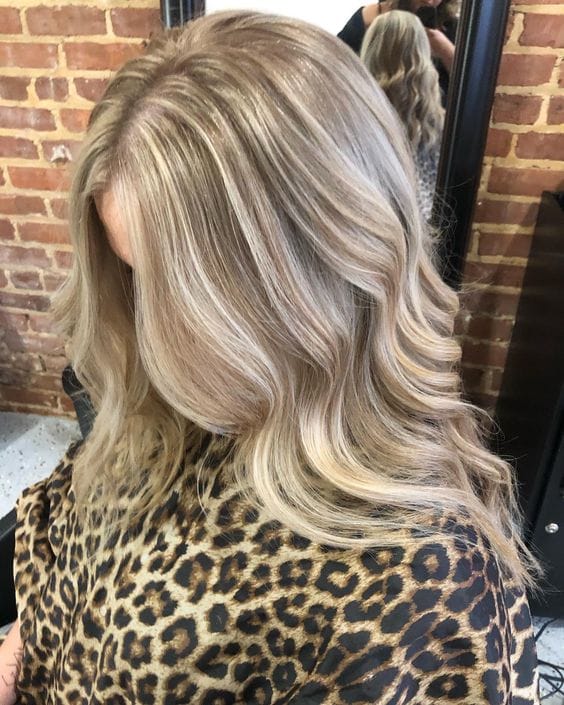 Customer photo review of Virgin Hair Weft Extension Invisible Hole PU Flat Weft Double Drawn with Light Pink Blonde #18/613