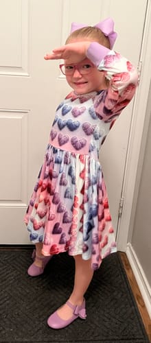 Customer photo review of PREORDER "Happy Heart Day" [Everyday] Twirl Dress