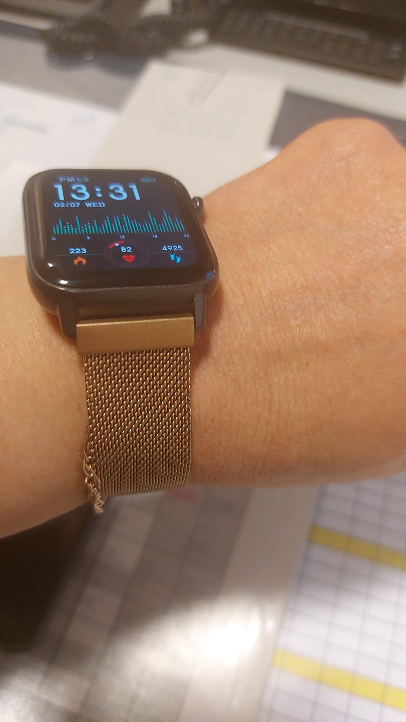Customer photo review of Milanaise Armband Roségold