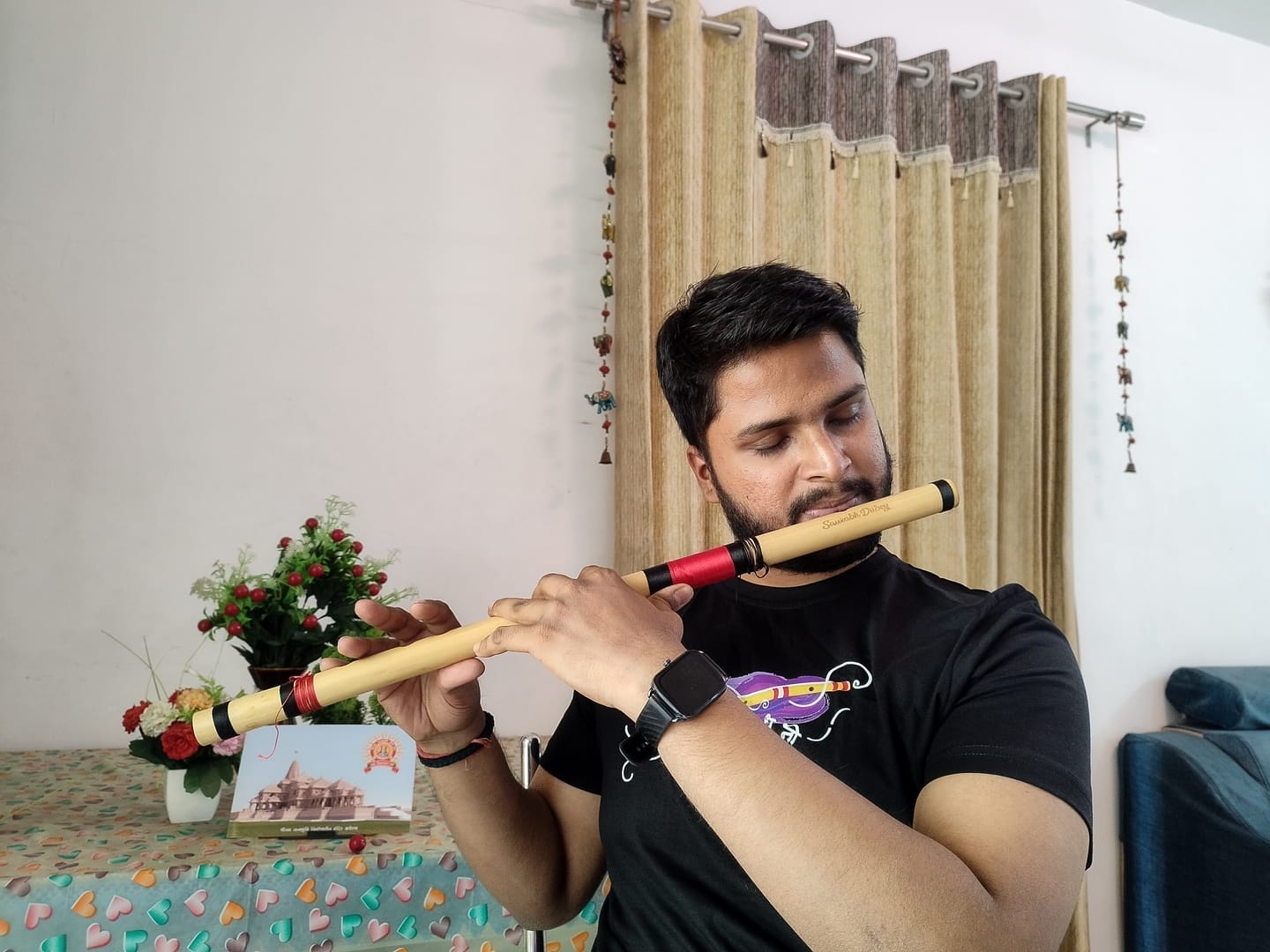 Customer photo review of Bansuri, the magic of breath