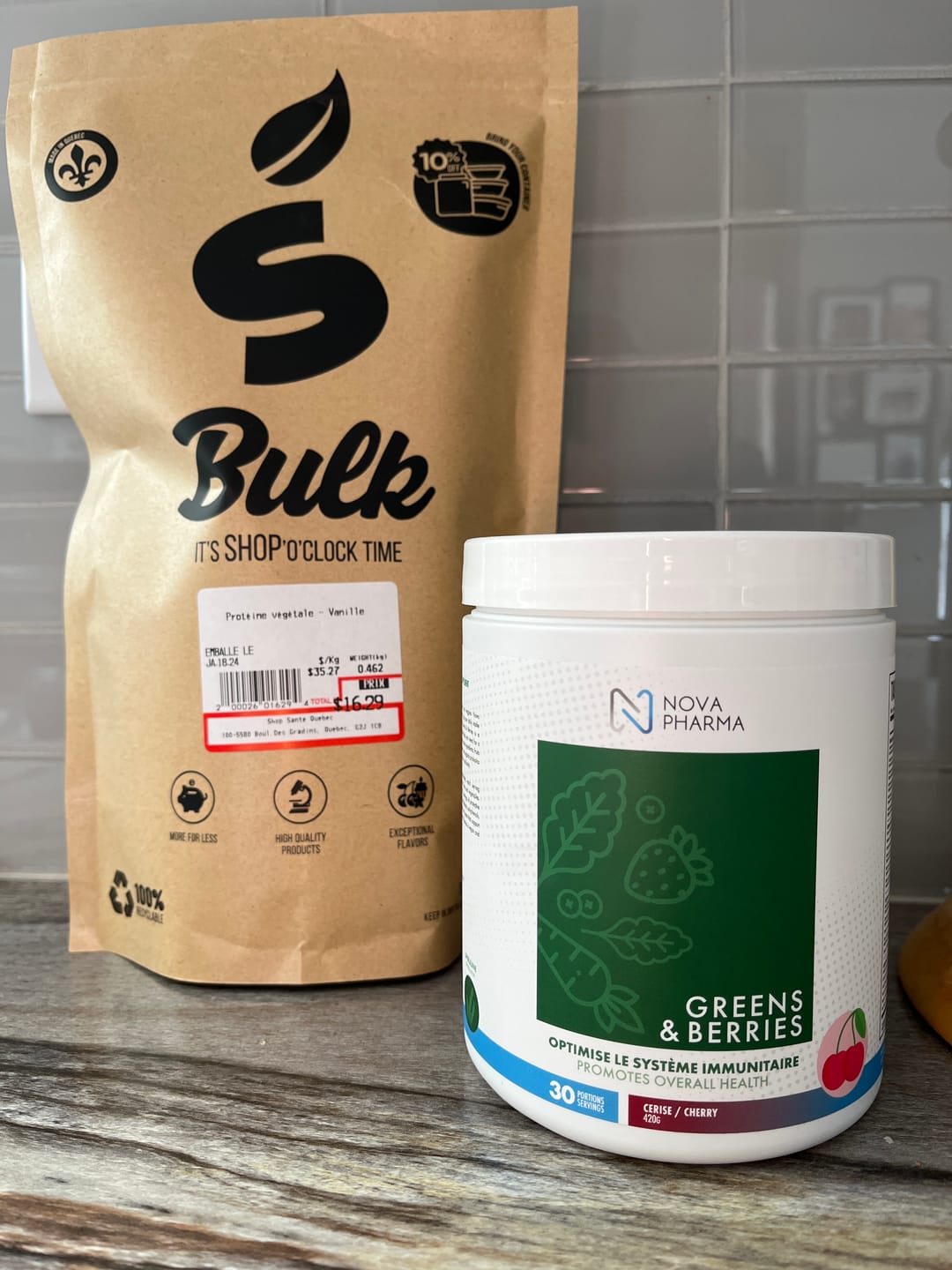 Customer photo review of VRAC - Protéine végétale (1lb)