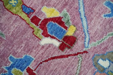 Customer photo review of Persian Pink Oushak Rug 6x9, 8x10, 9x12, 10x14 and 12x15 Wool Blue Colorful Hand knotted Mosdern Oushak Area Rug