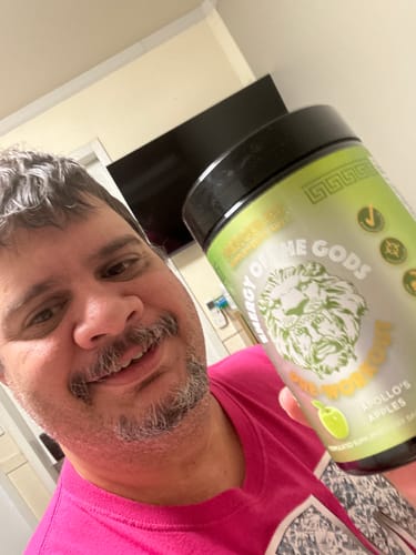 Customer photo review of Energy of The Gods - High Stim Pre Workout