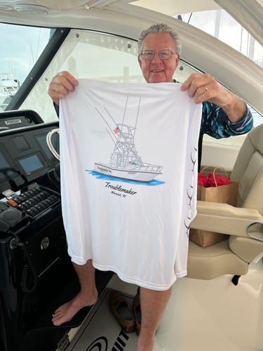 Customer photo review of Dri-Fit Custom Boat Shirts - Long Sleeve