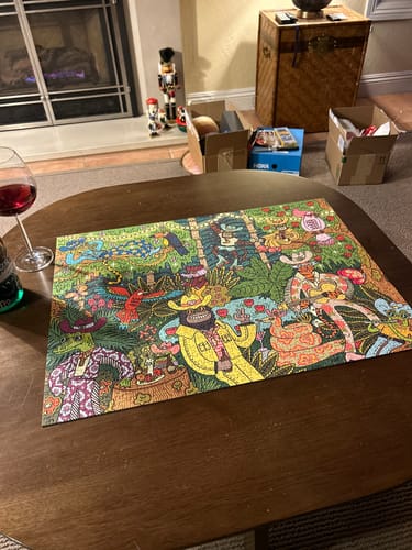 Customer photo review of Party Down | 1000 Piece Puzzle