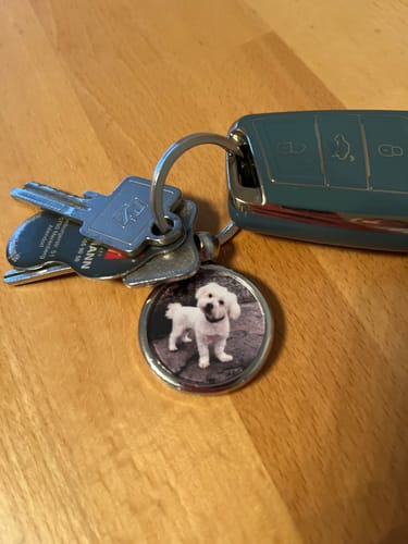 Customer photo review of Schlüssel- Anhänger mit Foto