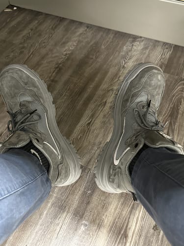 Customer photo review of Maven Composite Toe Non-Slip Work Shoes