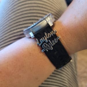 Customer photo review of Apple Watch Band Charms