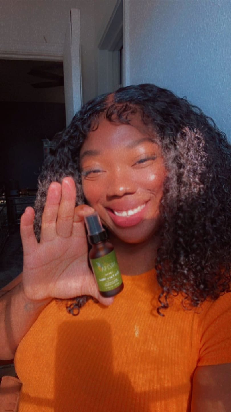 Customer photo review of Fresh Tea Face Mist