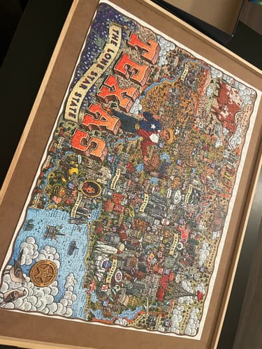 Customer photo review of Texas | 1000 Piece Puzzle