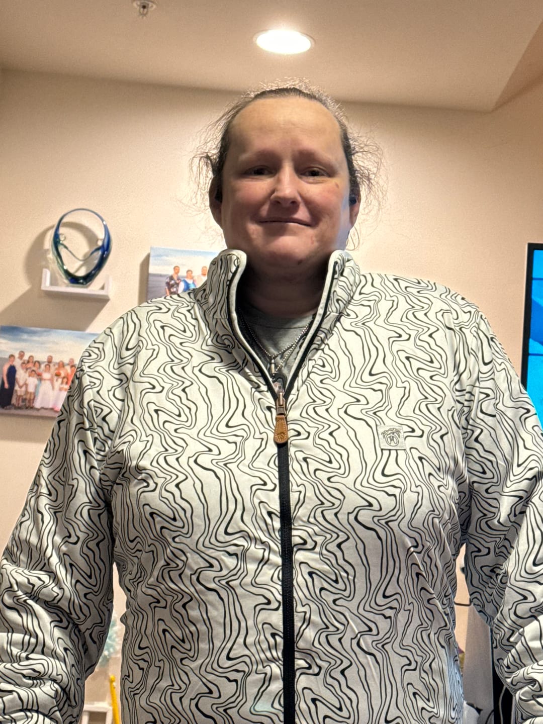 Customer photo review of Reversible Sherpa Full Zip