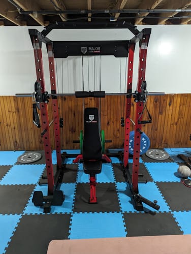 Customer photo review of Major Fitness PLM03 All-In-One Home Gym Power Rack