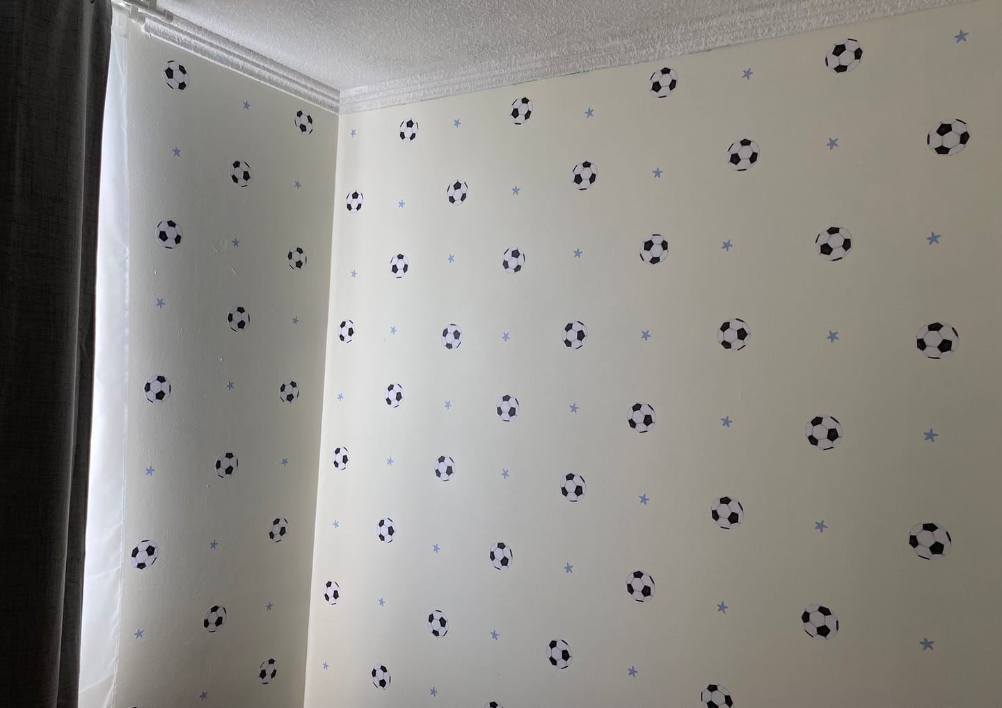 Customer photo review of Balones de fútbol y estrellas