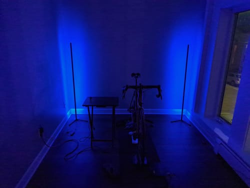 Customer photo review of LITE TOWER - MODERN STYLED LED CORNER LAMP
