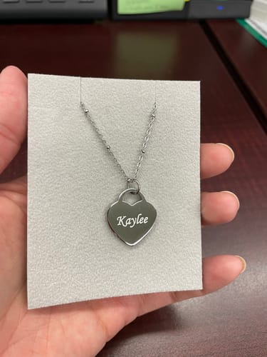 Customer photo review of Heart Pendant