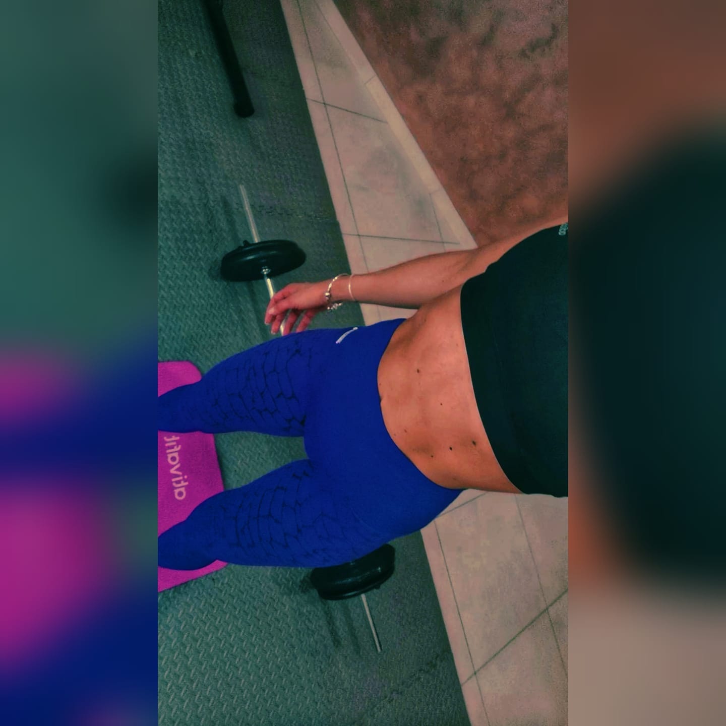 Customer photo review of Leggings All-up Cocco Viola
