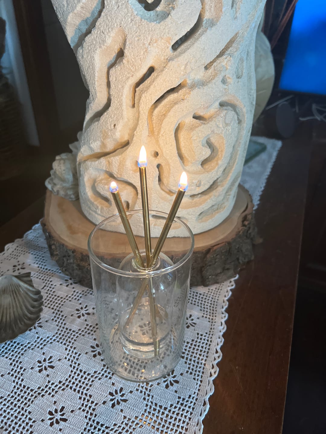 Customer photo review of KIT Felicity - La candela infinita