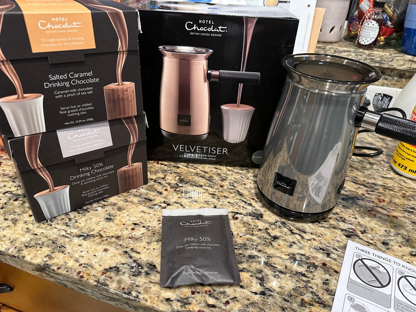 Customer photo review of Salted Caramel Hot Chocolate Flakes