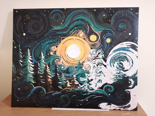 Customer photo review of Evergreen Snow Wonderland