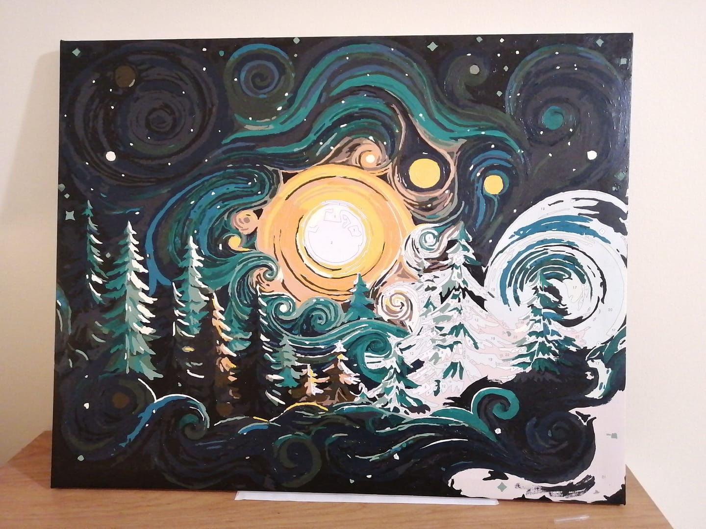 Customer photo review of Evergreen Snow Wonderland