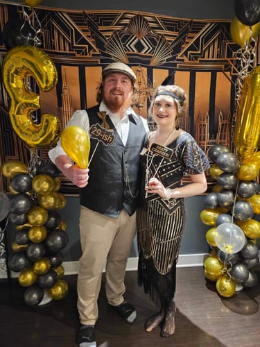 Customer photo review of 1920s Murder Mystery Game Kit