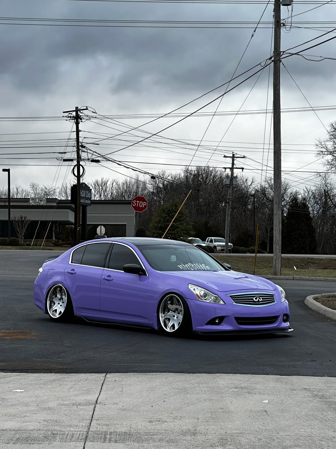 Customer photo review of Super Glossy Lavender Purple Vinyl Wrap