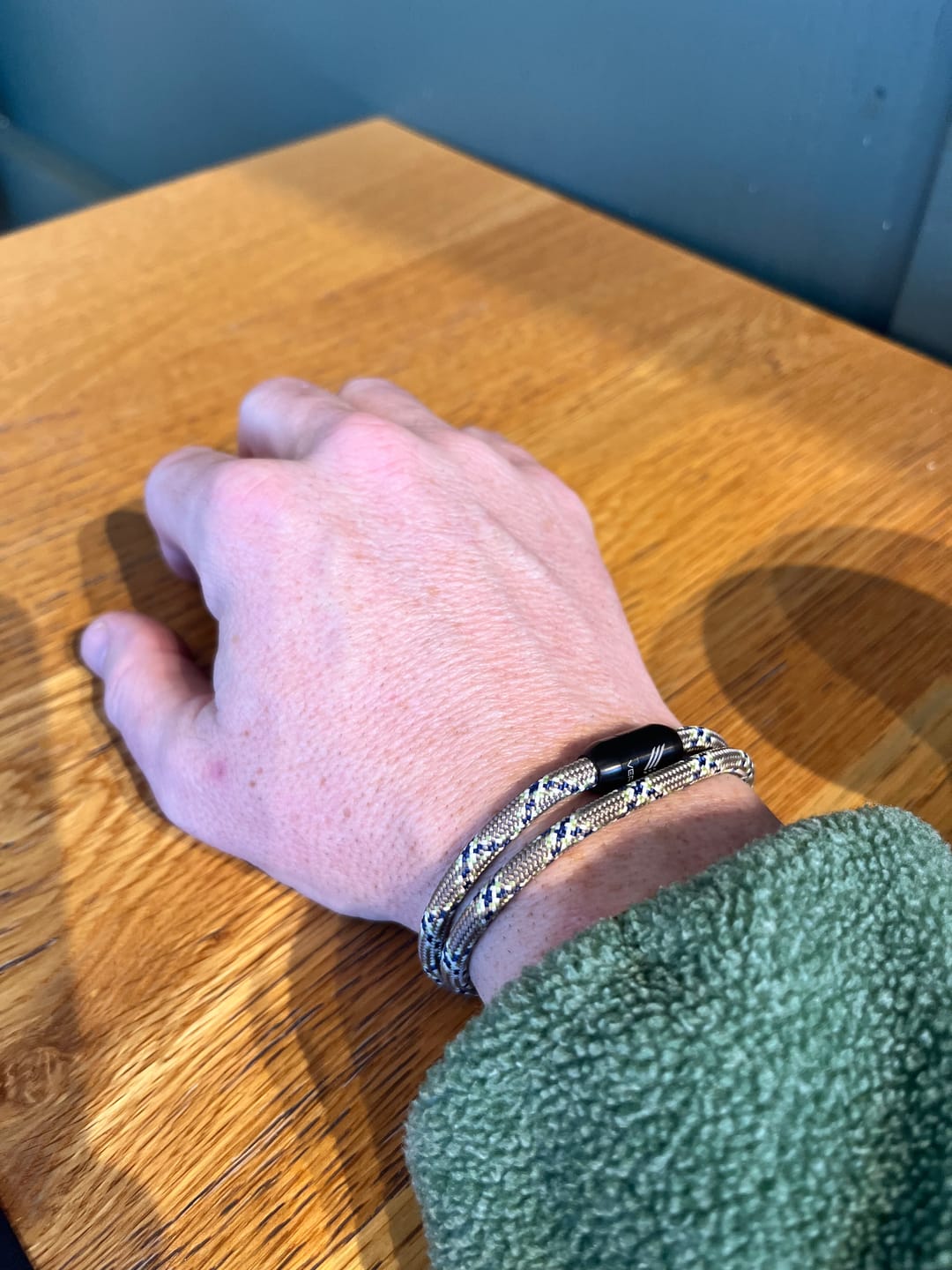 Customer photo review of Paracord Bracelet Magnetic Snake