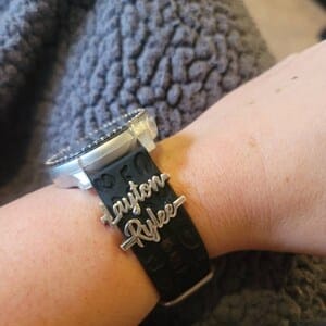 Customer photo review of Apple Watch Band Charms
