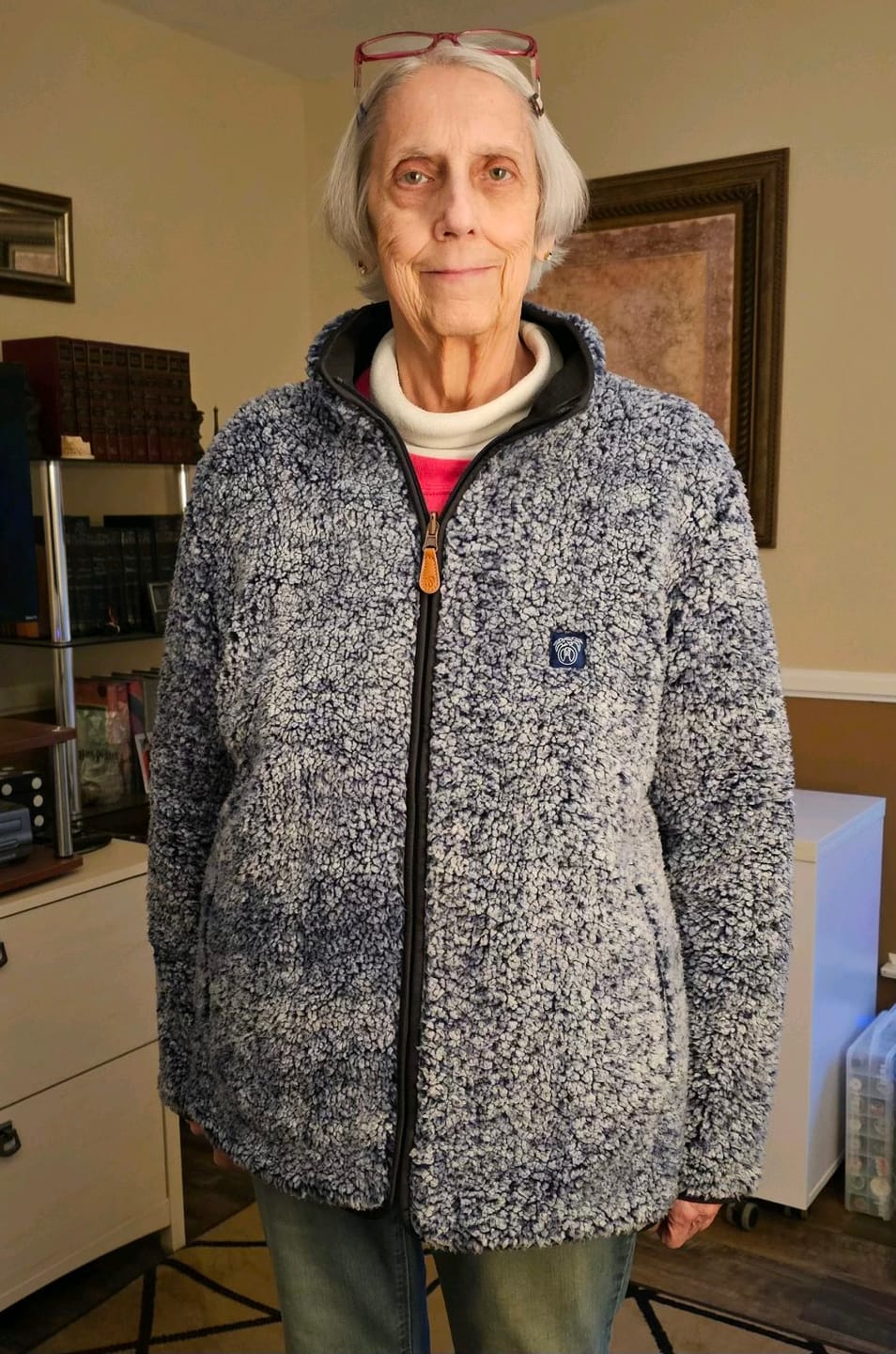 Customer photo review of Reversible Sherpa Full Zip