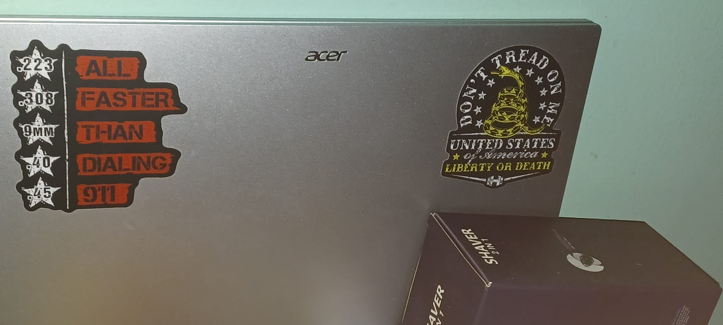 Customer photo review of Don't Tread on Me Decal