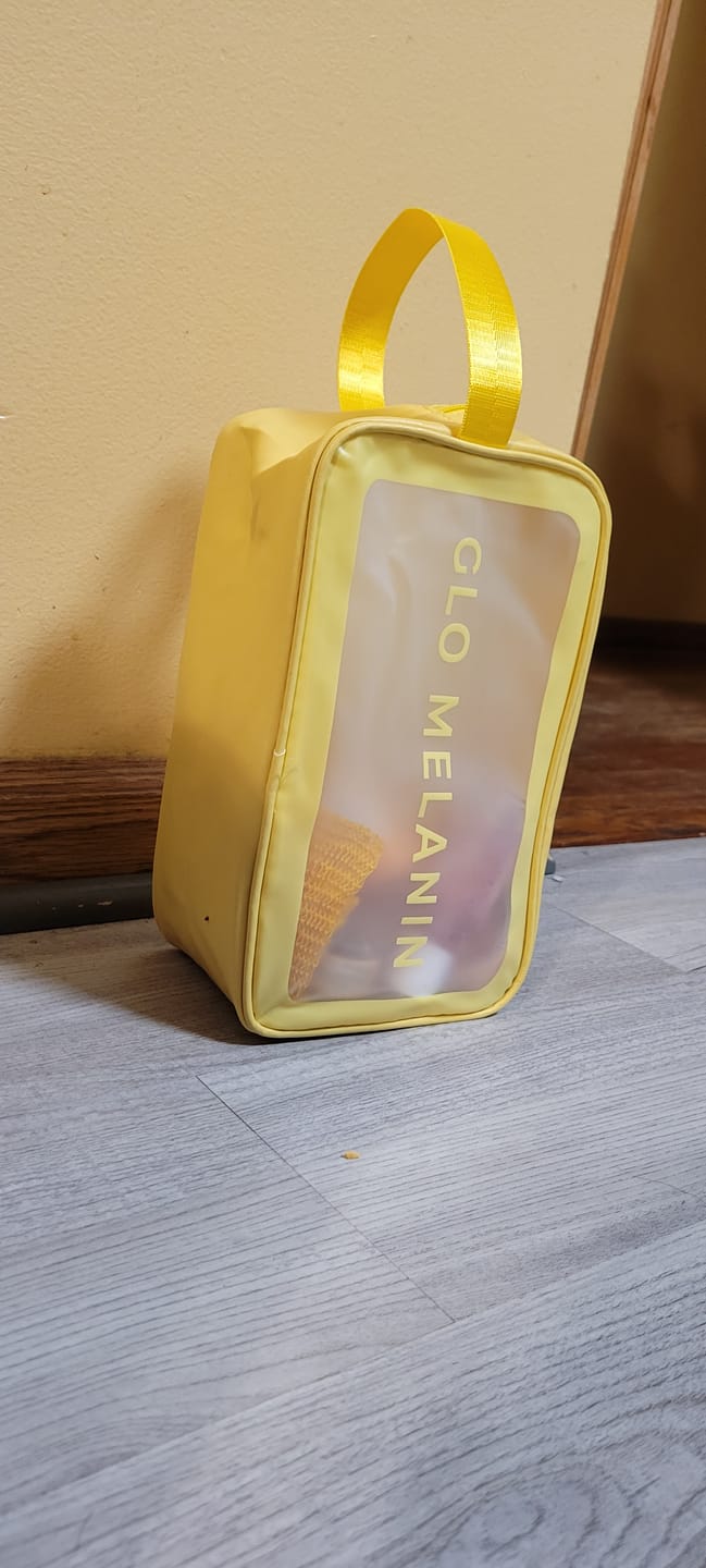 Customer photo review of Glo Melanin Travel Bag