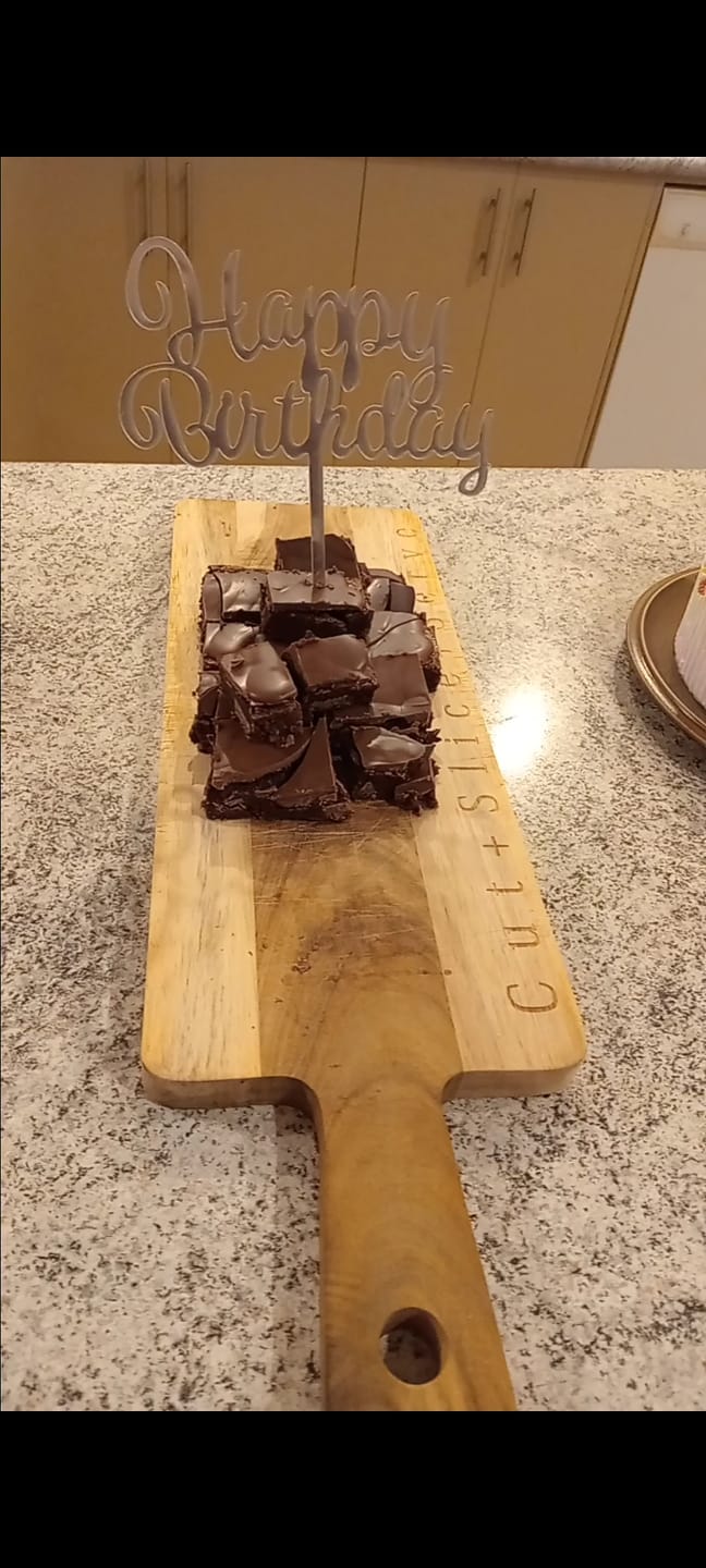 Customer photo review of Plain choccy brownie
