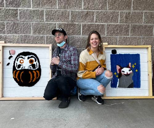 Customer photo review of Tuft Love Group Tufting Classes (Superior, CO)