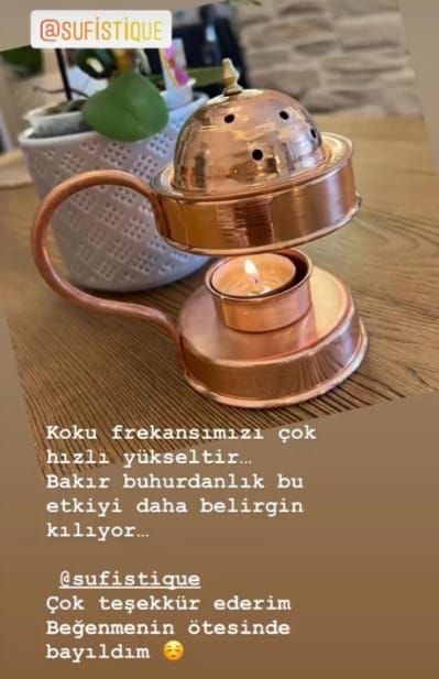 Customer photo review of Magha Buhurdanlık - Parlak
