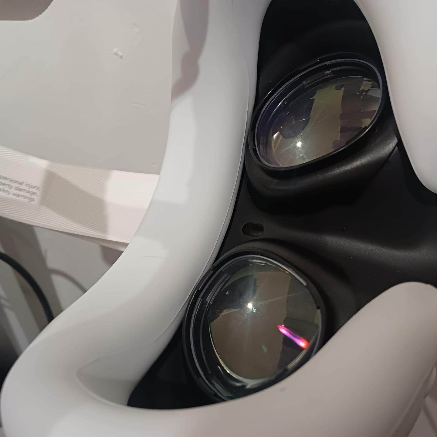 Customer photo review of Prescription Lens for Meta Quest VR