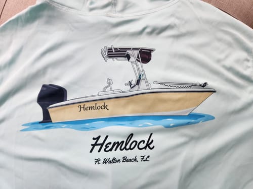 Customer photo review of Custom Dri-Fit Fishing Hoodies