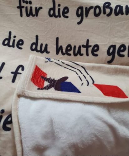 Customer photo review of Mutter - Für Meine Tochter / Für Meinen Sohn - Premium Decke™