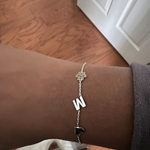 Customer photo review of Paw Letter Bracelet