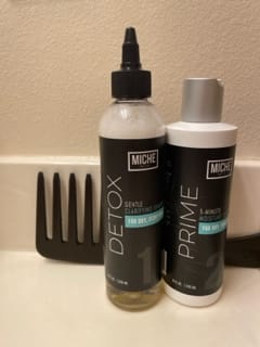 Customer photo review of DETOX Gentle Clarifying Shampoo