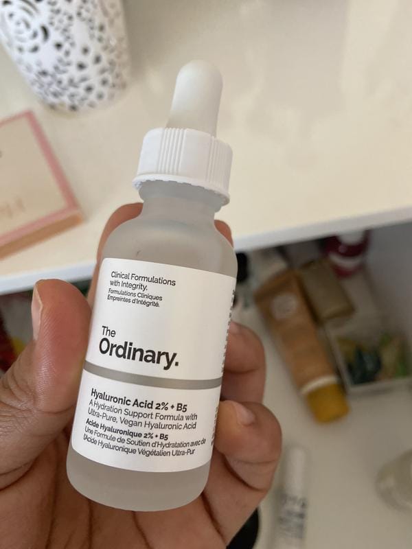 Customer photo review of Hyaluronic Acid 2% + B5 Hydrating Serum